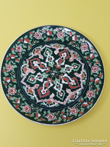 Török Kutahya kézzel készített porcelán falitányér