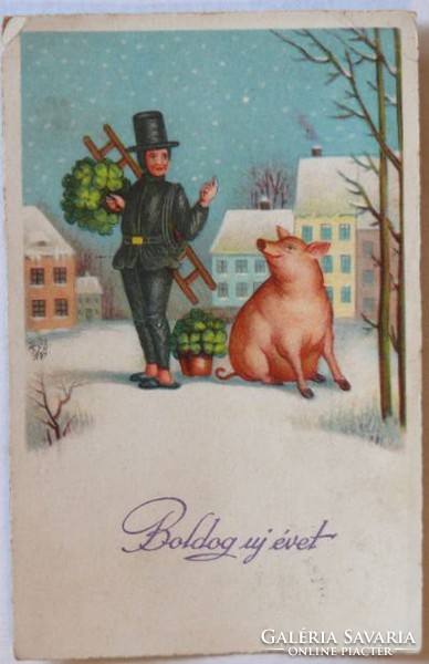 Újévi képeslap, 1933