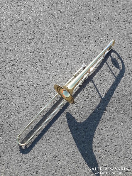 Réz harsona - trombita -  trombone talán John Packer felnőtt hangszer jelzett