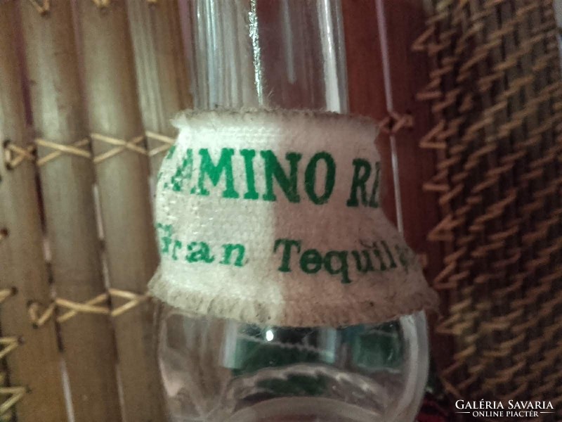Gran tequila - camino real original mexican tequila bottle in sombrero - drink unfortunately not included