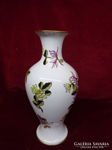Hollóházi porcelán váza, gyönyörű mintával, 36 cm magas. Vanneki!