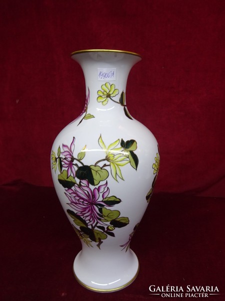 Hollóház porcelain vase with a beautiful pattern, 36 cm high. He has!