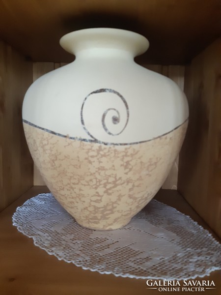 Nagy kerámia váza  26x25 cm