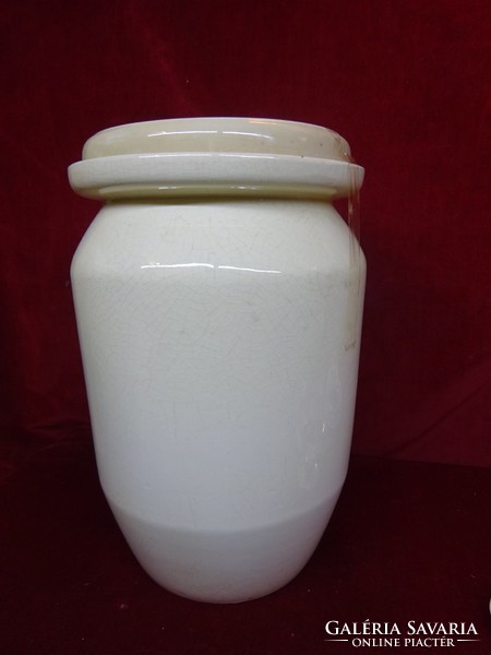Pickle preserver acid opener porcelain 25 l barrel. 48 cm high, 38 cm wide. He has!