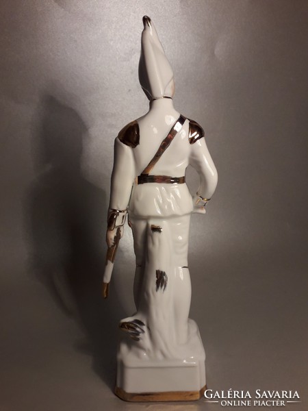 Cdc antique old porcelain soldier figure