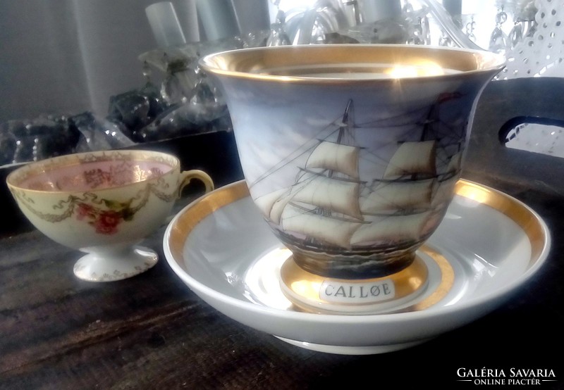 Captain's Cup Hamburg porcelán óriás csésze 