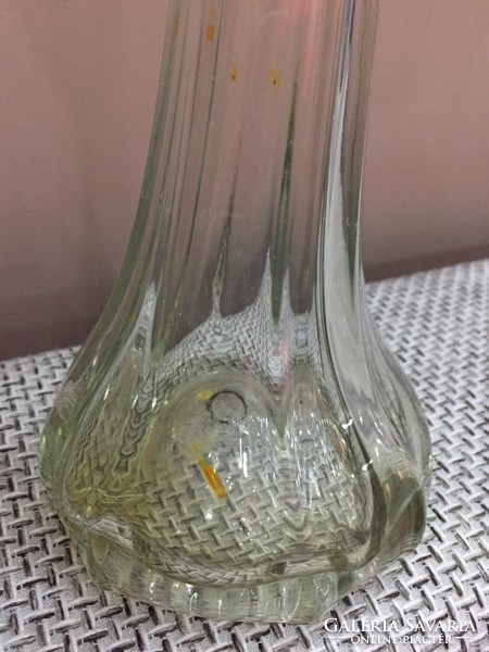 37 cm-es Fújt üvegváza, fújtüveg váza