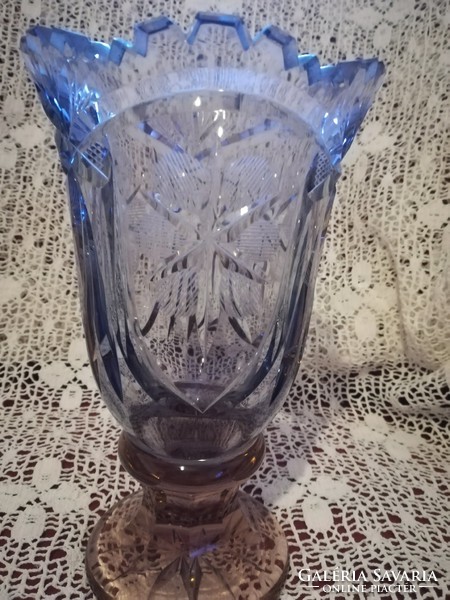 Crystal vase 22cm