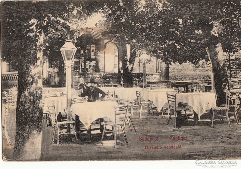 Zugliget BP. Disznófő vendéglő 1912  Vendéglő - Gasthaus