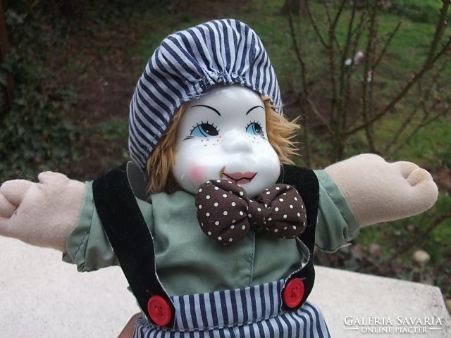 Retro doll - Marci clown 31 cm - cute little piece.