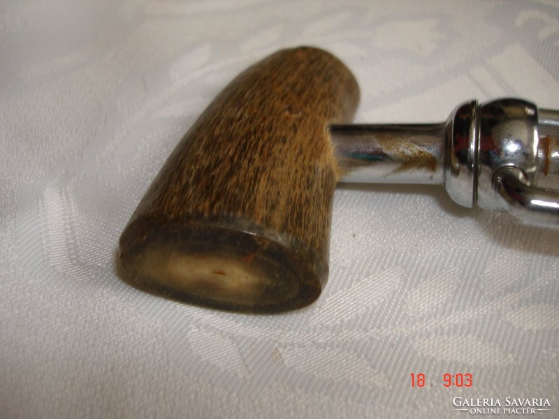 Corkscrew with antler handle dreco made in gdr