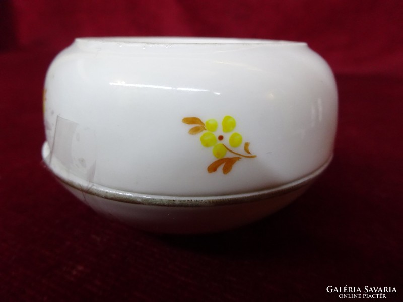 Drasche porcelain hand-painted bonbonnier, diameter 7 cm. He has! Jokai
