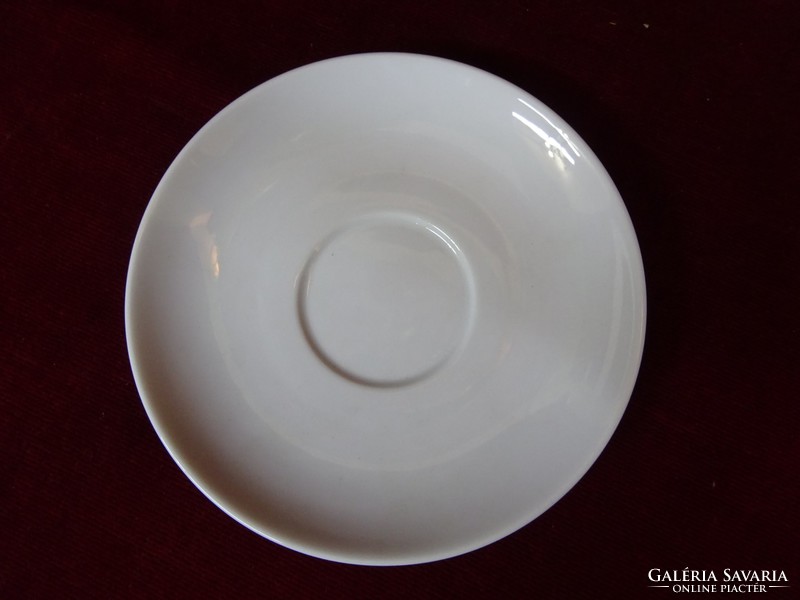 Italian porcelain teacup coaster, diameter 16.2 cm. He has!
