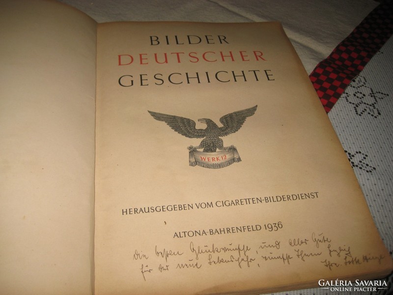 Németország  történelme ,  korabeli beragasztható   képekben  1936  .    23,3 x 31 cm
