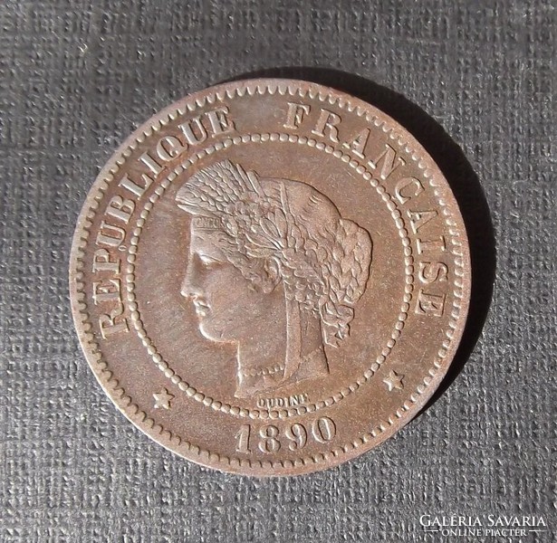 5 centimes 1890 A