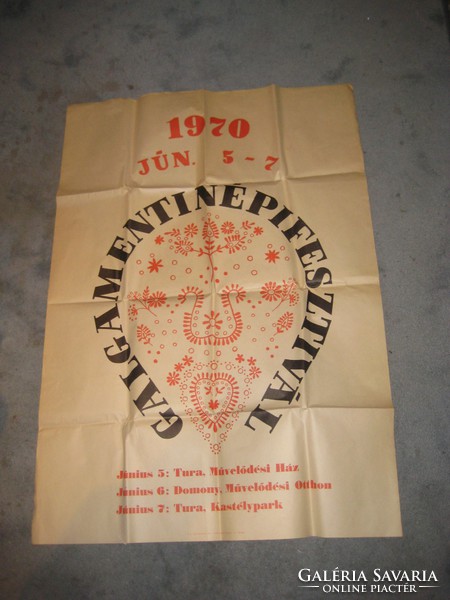 Galgamenti Folk Festival 1970. July 5 - 7 60 X 90 cm