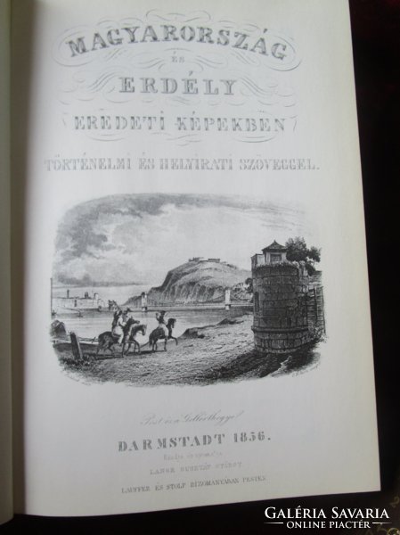 Magyarország és Erdély ered. képekben 1856 reprint