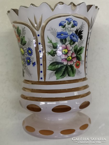 Biedermeier glass vase, 19th century - 04285