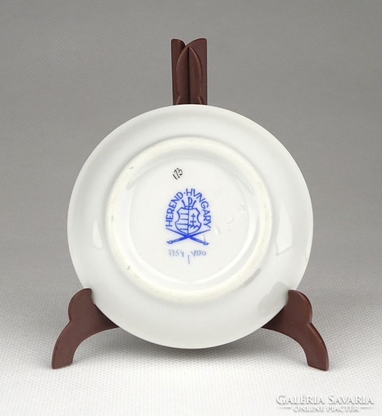 0Z590 Régi Viktória mintás Herendi porcelán tálka