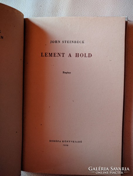 John Steinbeck: Lement a Hold 1958