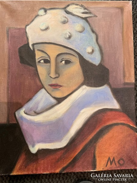 Női portré, festmény