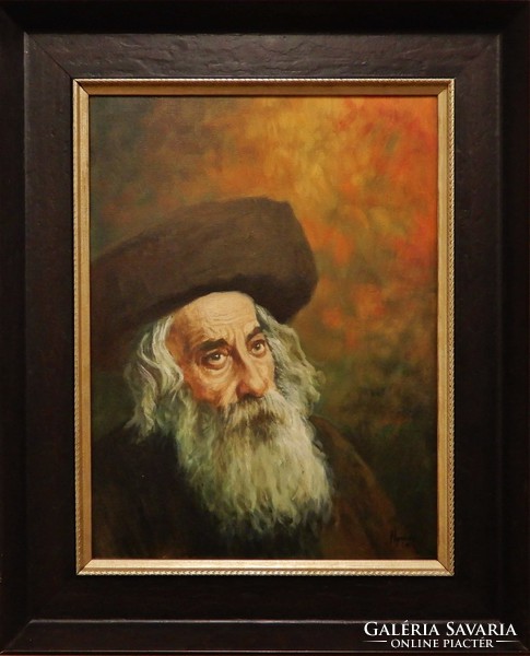 Nyakas Attila :Rabbi ,olajfestmény