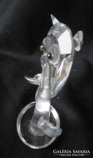 Marked (Swan) Swarovski Crystal Owl Uhu Premium Rare Sculpture Collections No Longer Available