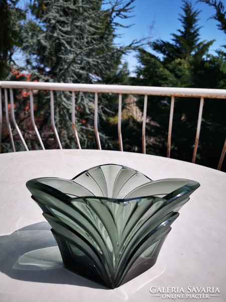 Art deco smoke colored brockwitz vase