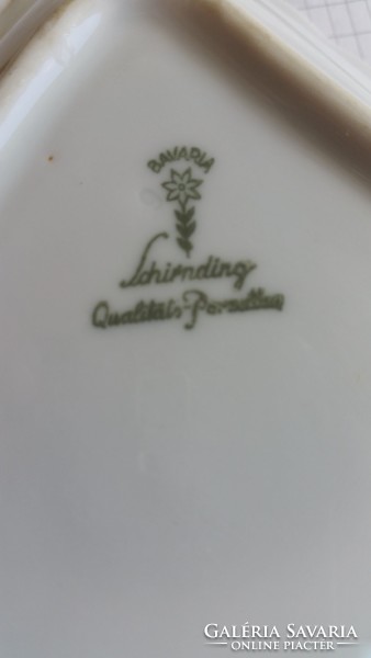 Porcelán Bavaria aranyszegélyes tál , kínáló eladó!