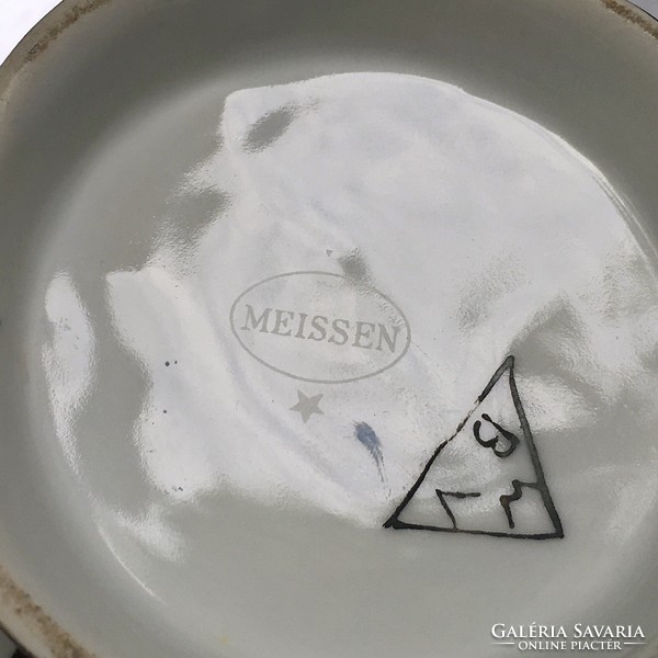Meisseni porcelán kávéskészlet RITKASÁG