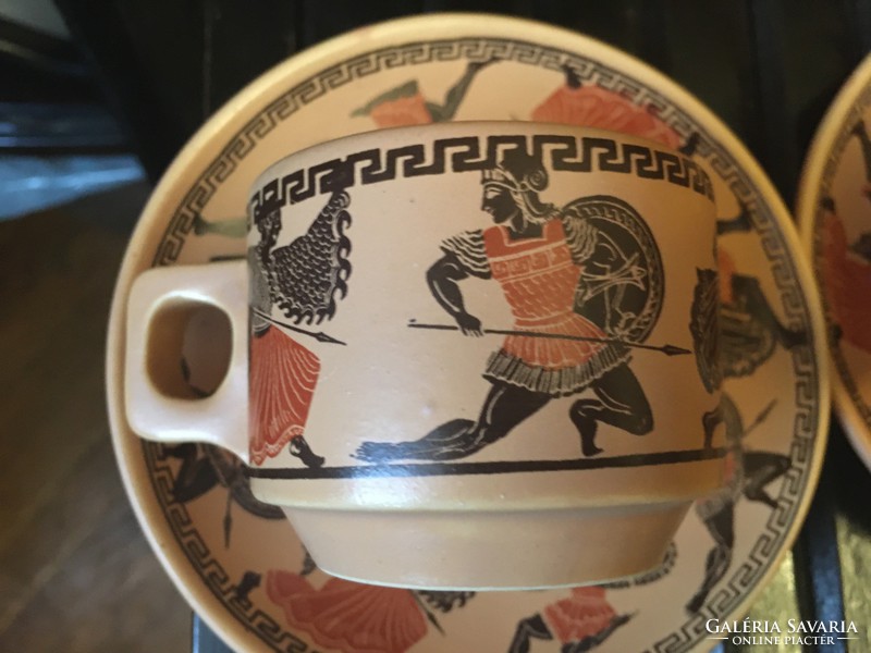 Különleges Kézifestésű Görög Kávés készlet