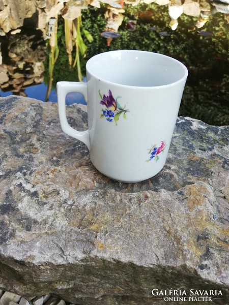 Rare zsolnay floral mug, beautiful collectible piece
