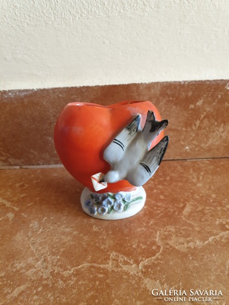 Régi porcelán szív