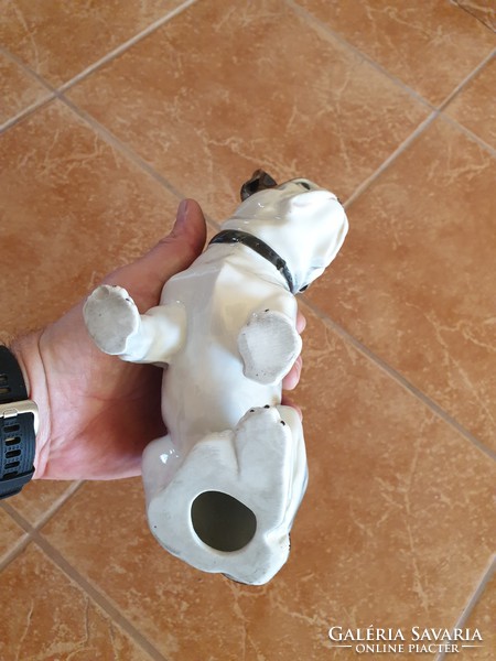 Régi német porcelán kutya