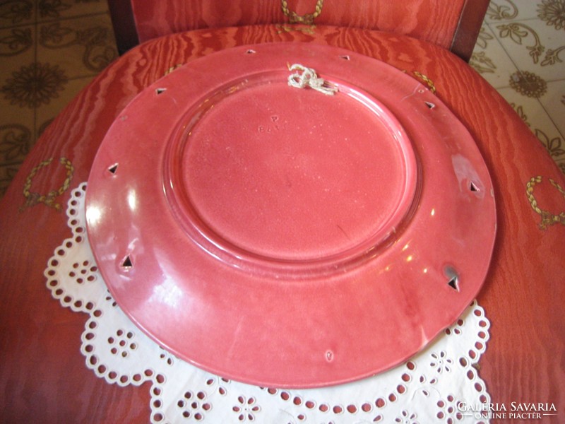 Villeroy- Boch -Schrammberg     majolika    tányér  30 cm