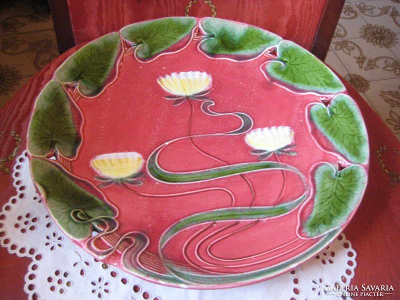 Villeroy- Boch -Schrammberg     majolika    tányér  30 cm