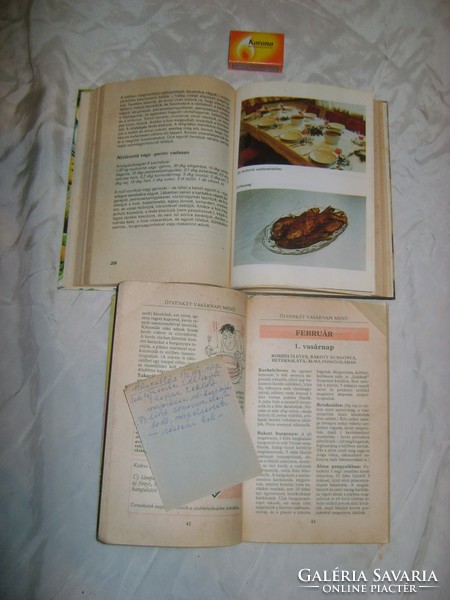 Retro szakácskönyv - két darab
