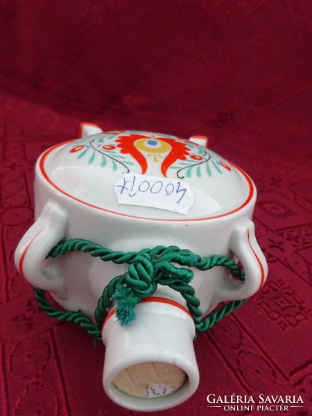 Drasche porcelain bottle, diameter 9 cm, with folk art pattern. He has!