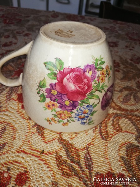 Gyönyörű régi érett Ditmar Urbach virágos csésze, Gyűjtői darab