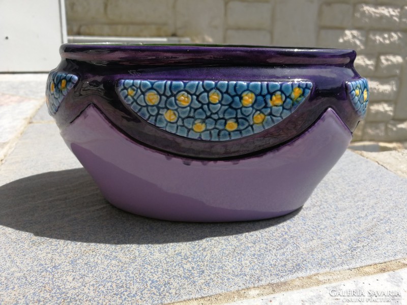 Eichwald pot, serving flowerpot, offering candy or smaller fruits! Art deco, Art Nouveau.