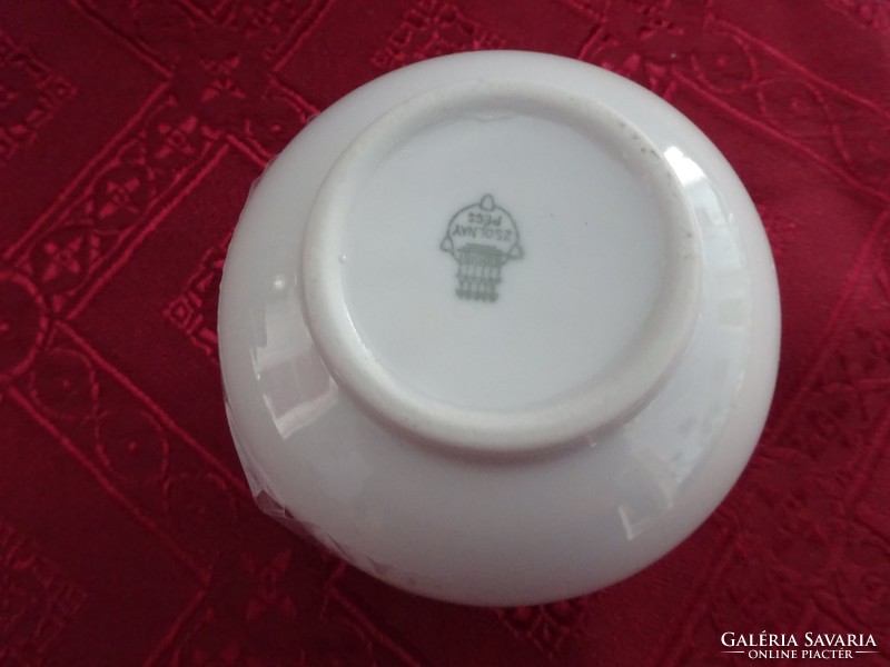 Zsolnay porcelain antique shield seal sugar holder, diameter 9 cm. He has!