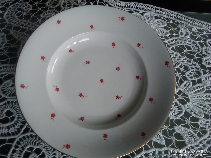 Old Herend deep plates with a rare pattern of gilded wind from the turn of the century!