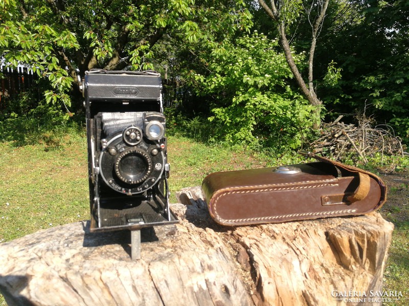 Ikonta, zeiss Ikon, Telma. Dominar-Anastigma. FÉNYKÉPEZŐGÉP y harmonikás dobozban a.