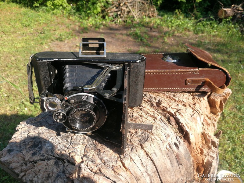 Ikonta, zeiss Ikon, Telma. Dominar-Anastigma. FÉNYKÉPEZŐGÉP y harmonikás dobozban a.