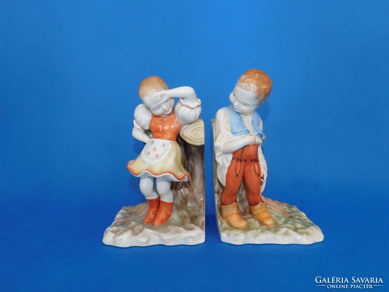Pair of Herend bookends