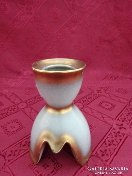 German porcelain candlestick, Vienna with eracia sign, height 10 cm. He has!