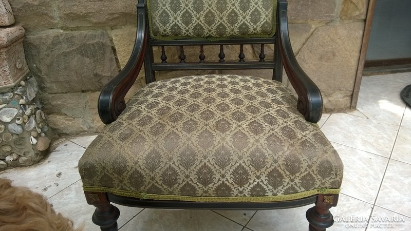 Neo-Renaissance or boulle armchair 2nd half of 1800s