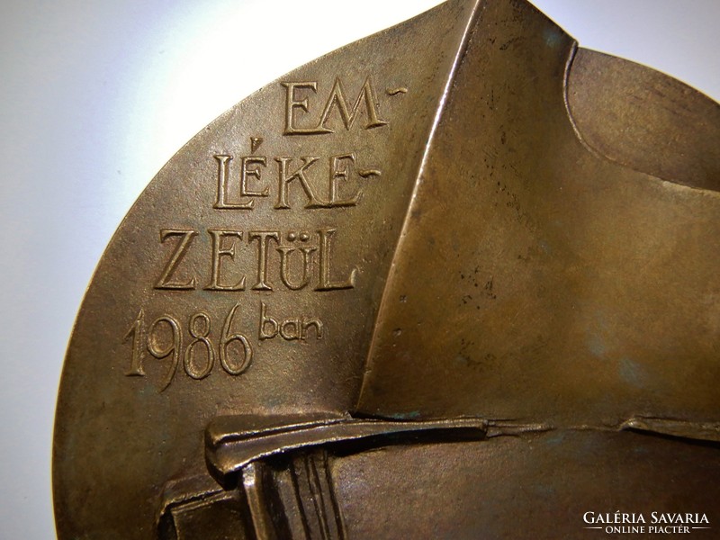 Szentirmai Zoltán : Liszt Ferenc ,bronzplakett