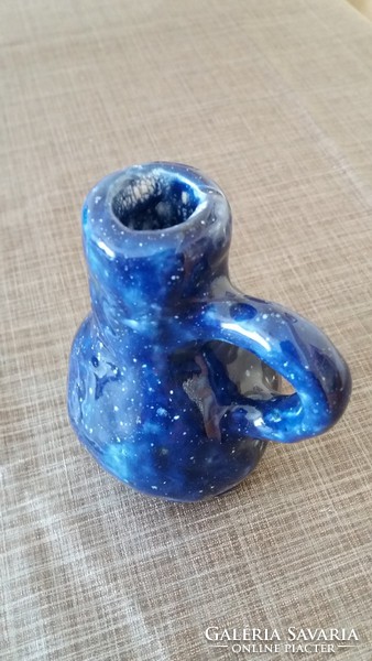 Kézműves kerámia váza kancsó