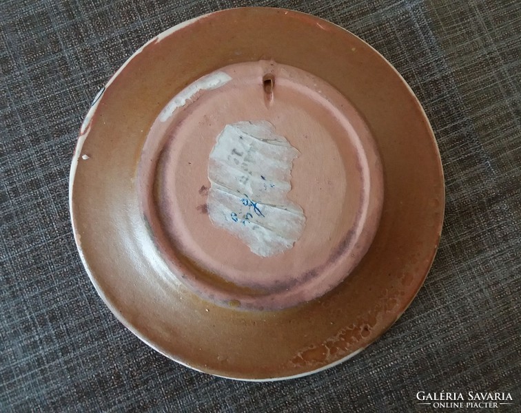 Ceramic small decorative plate, wall plate